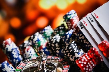Live football and casino game interface